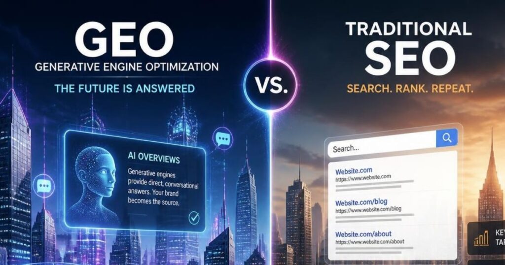 GEO vs. Traditional SEO: How Businesses Can Stay Visible in AI Search