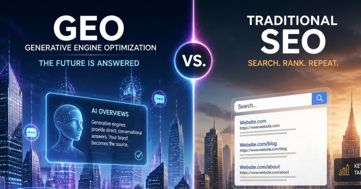 GEO vs. Traditional SEO: How Businesses Can Stay Visible in AI Search